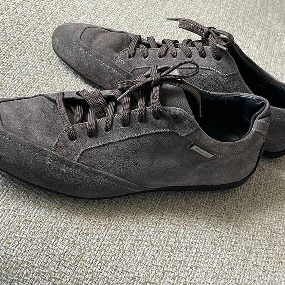 Ermenegildo Zegna shoes Men's suede shoes size 9 made in Italy - Picture 7 of 10